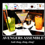 Avengers cocktails made REAL