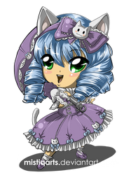 Chibi Cat Lolita by Mistiqarts