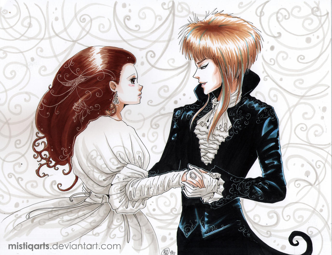 Labyrinth ball scene