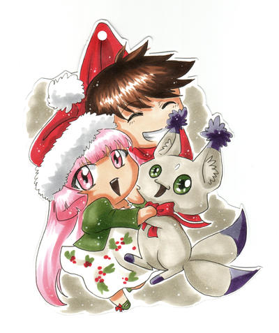 Christmas Chibi ornament FREE DOWNLOAD