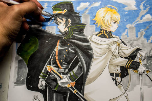 Owari no Seraph: Mikaela and Yuichiro