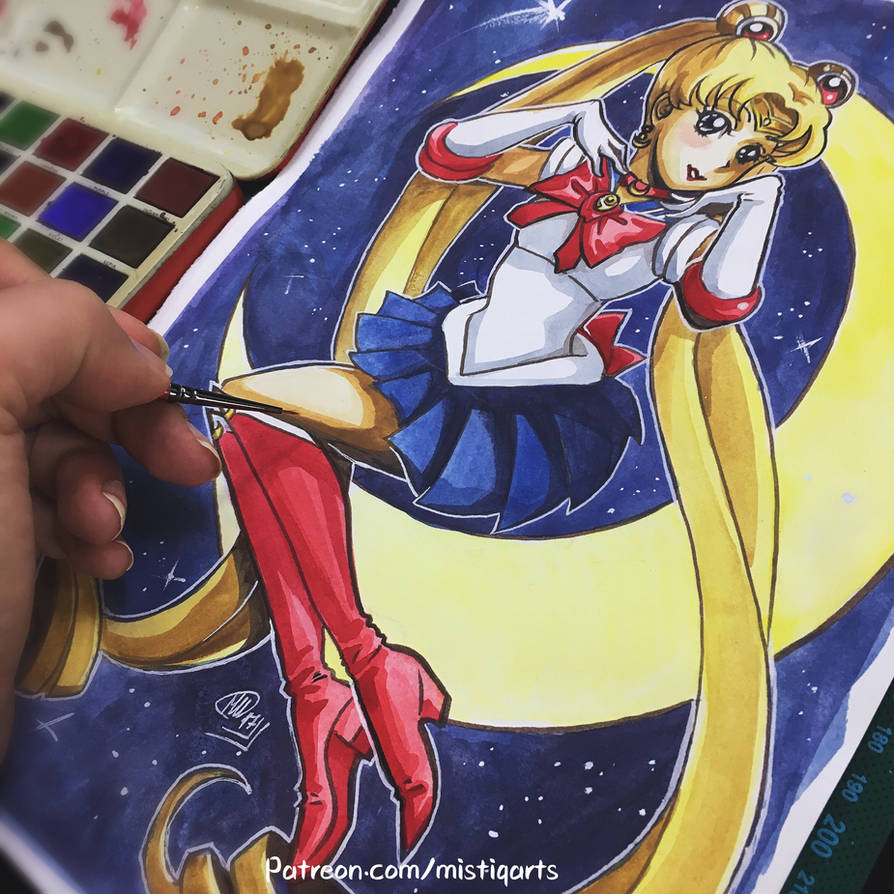 Art Challenge Sailor Moon by Mistiqarts