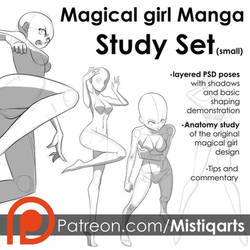 Magical Girl Manga Study Set