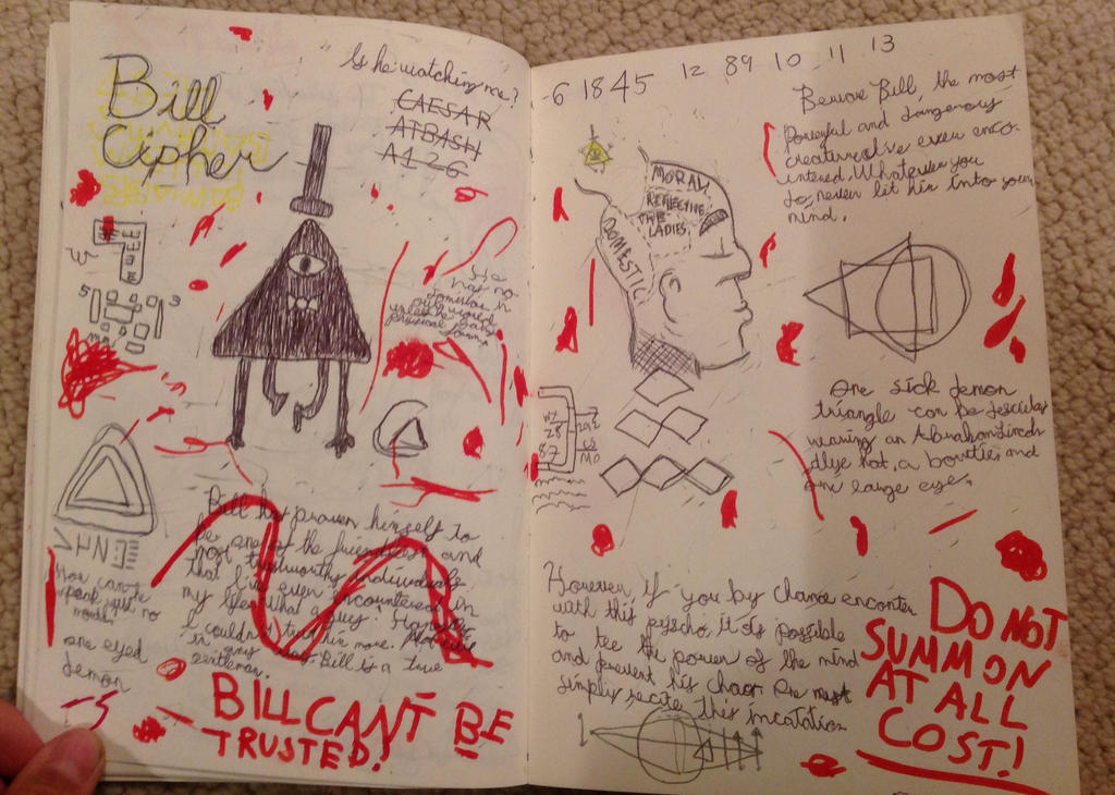 Journal 3 Bill Cipher Page by cipherwillrule on DeviantArt