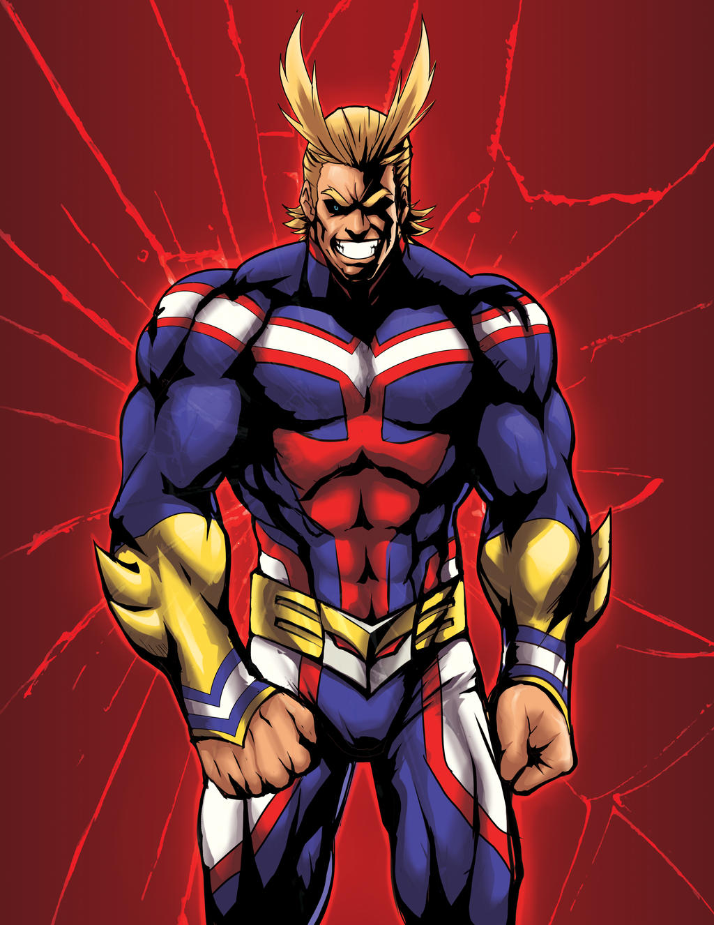 All Might by JoeSketch on DeviantArt