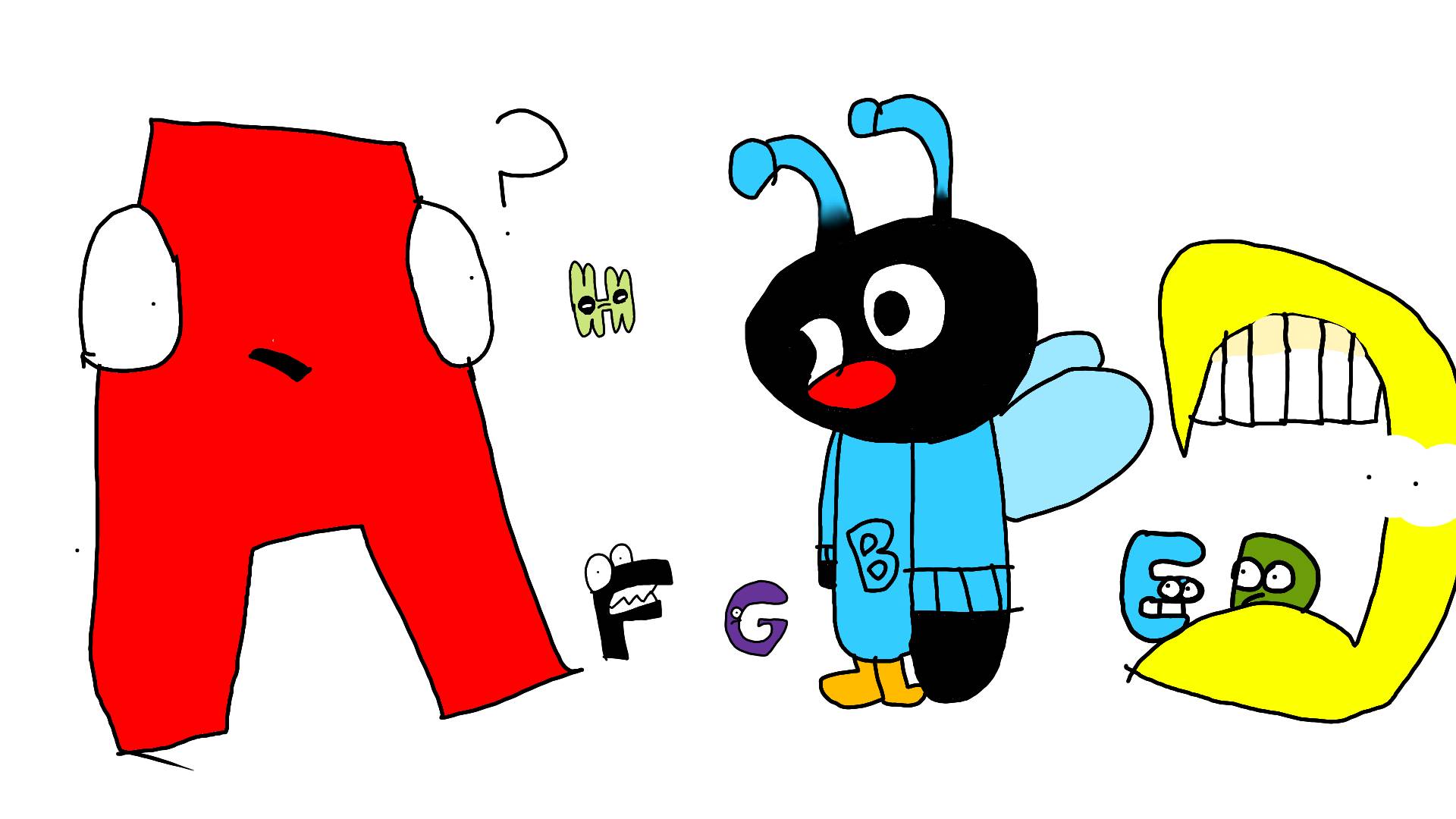 Y badmouthing baby Y (Fixed alphabet lore image) by satuputra on DeviantArt