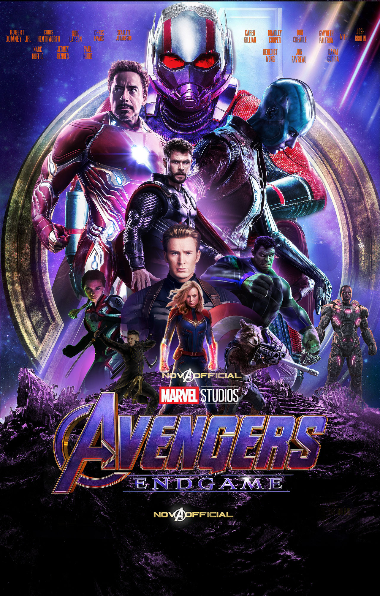 Avengers Endgame movie poster by ArkhamNatic on DeviantArt