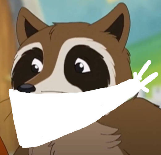 Raccoon gagged 3 by baltobattyicarus on DeviantArt