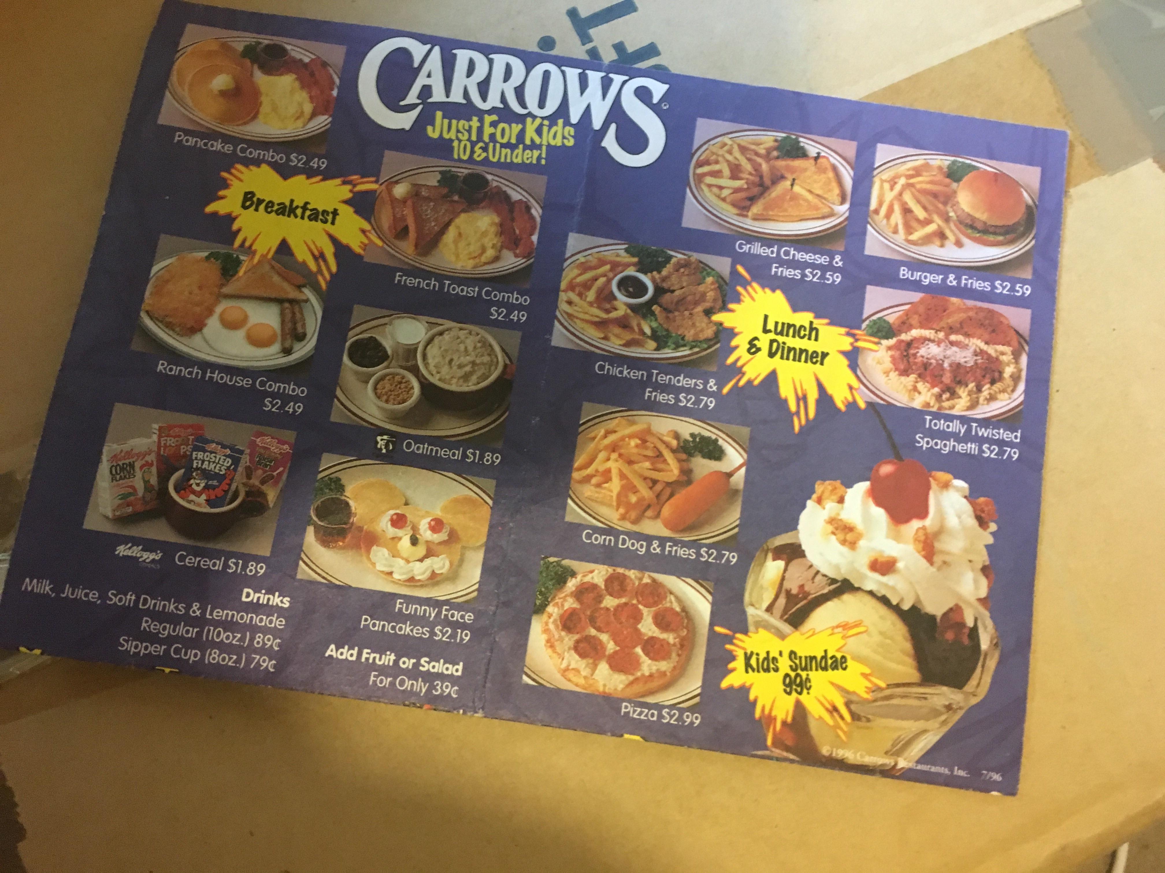 Second carrows kids menu by baltobattyicarus on DeviantArt