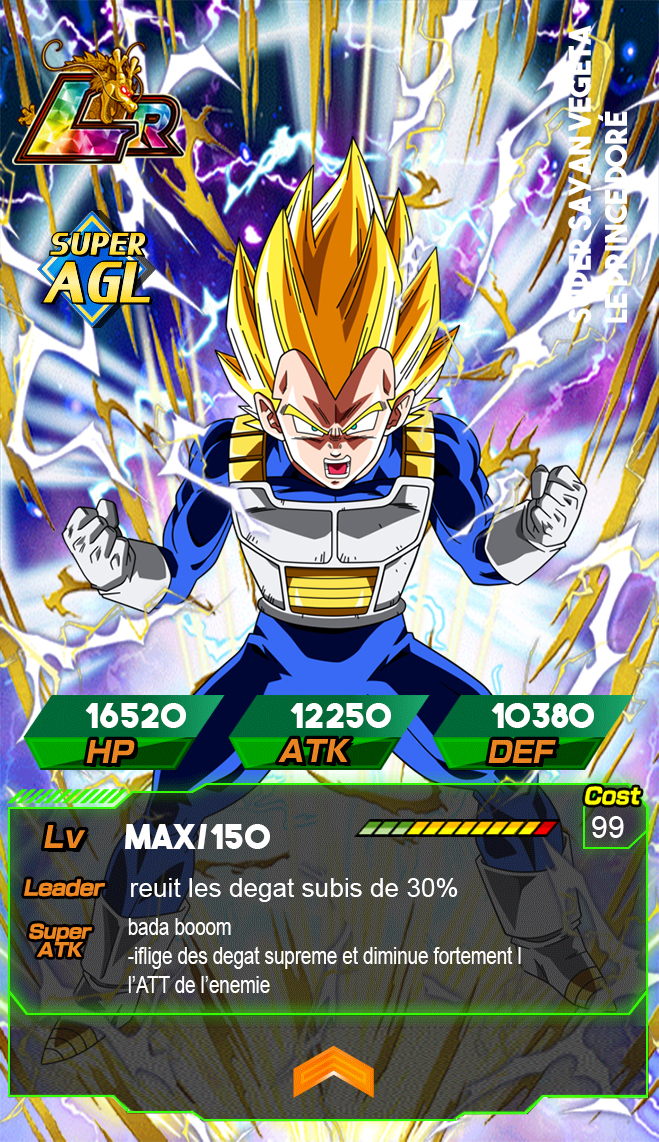 vegeta SSJ LR carte dokkan battle by zectoca on DeviantArt vegeta SSJ LR carte dokkan battle by zectoca on DeviantArt