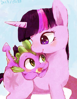 twilight and spike