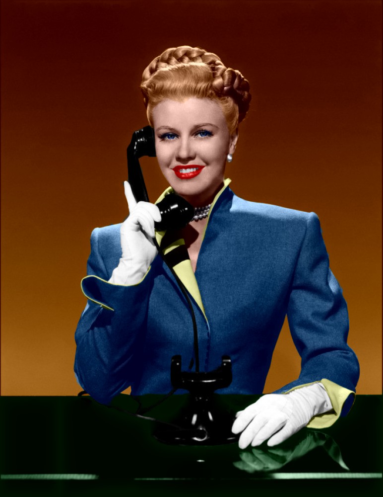 Ginger Rogers Colorized 7