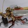 Steampunk grasshopper