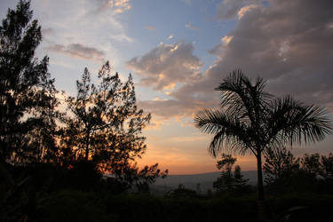 Sunset in Kigali