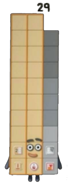 numberblocks 29 by argamdecimalciencia on DeviantArt