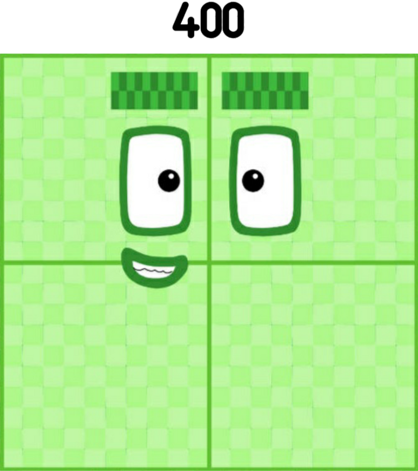 numberblocks 400 by argamdecimalciencia on DeviantArt