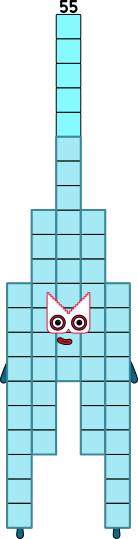 Numberblocks 55 (2D Version). by argamdecimalciencia on DeviantArt