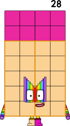 Numberblocks 28 (2D Version) by argamdecimalciencia on DeviantArt
