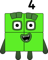 Four from Numberblocks . by argamdecimalciencia on DeviantArt