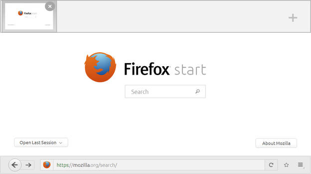 Firefox (Metro Version) App UI