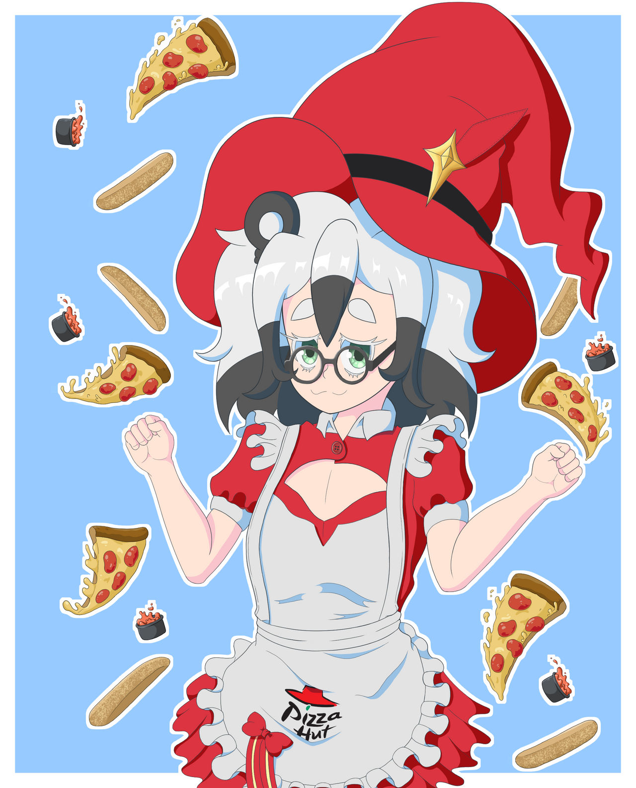 Shou Pan Pizza Hut Maid Outfit Cosplay by ShouPanana on DeviantArt