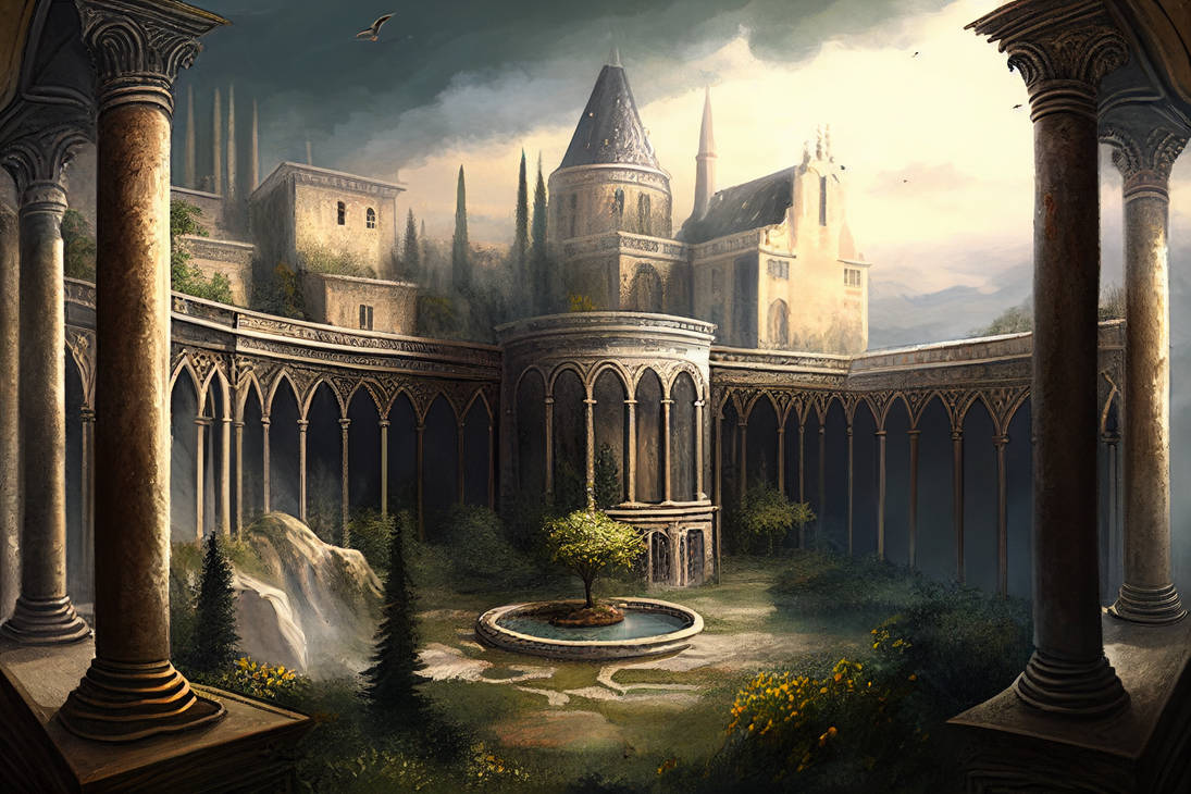 Courtyard In Castle castle courtyard by dreamsteal86 on DeviantArt