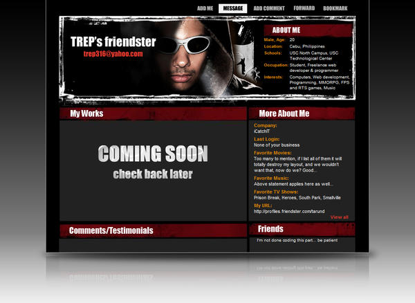 Website Layout 3 by trep316 on DeviantArt
