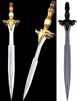 3d Sword done in Swift3d