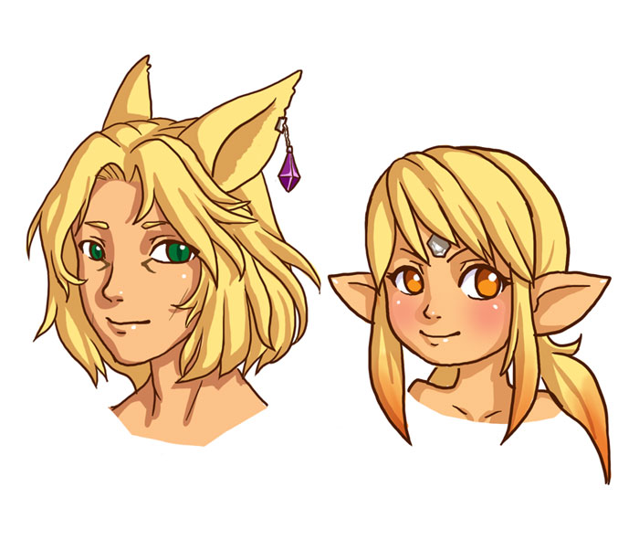 FFXIV Head Shots