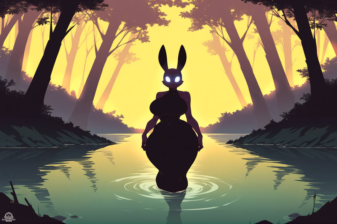 Shadow bunny by BasketMuffin on DeviantArt