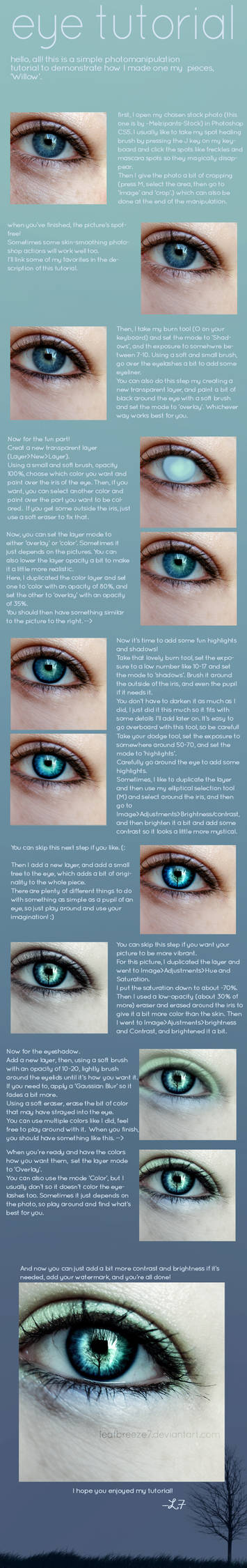 Eye Photomanipulation Tutorial