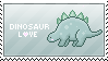 Dinosaur Stamp by Leafbreeze7