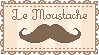 Le Moustache Stamp by Leafbreeze7