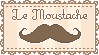 Le Moustache Stamp