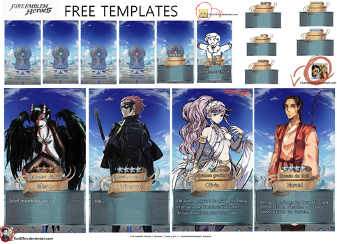 [Fire Emblem Heroes] FREE TEMPLATES