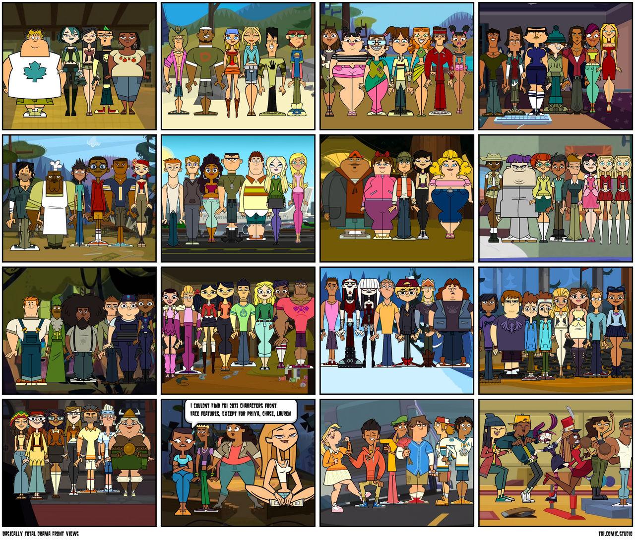 Total Drama 2023 Contestants by Mdwyer5 on DeviantArt