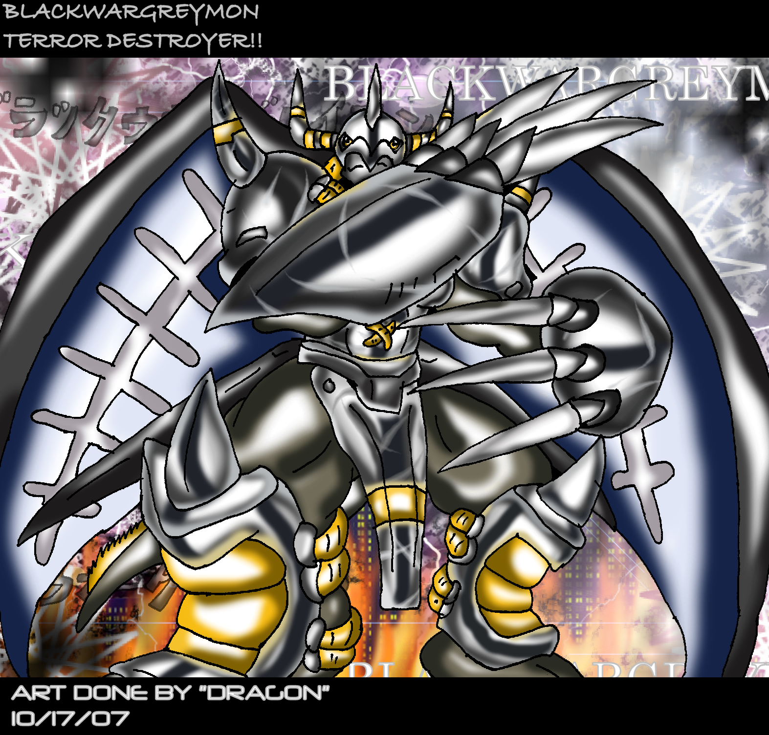 Angst Blackwargreymon