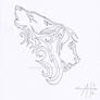 Wolf Lion Tattoo Outline