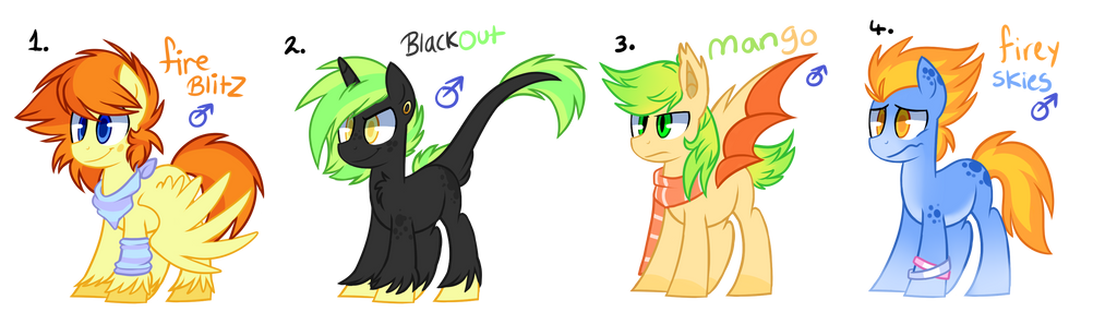 MLP pony adoptables batch OTA :OPEN: