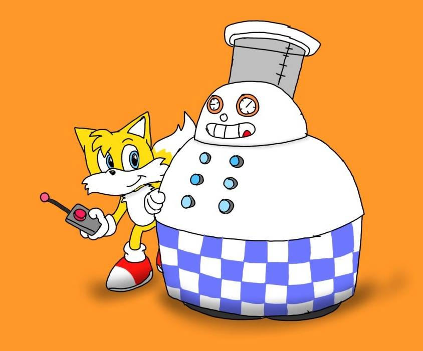 Autochef Explodes Tails creating Autochef by GamerOscarm1258 on DeviantArt