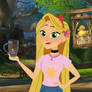 Rapunzel with The Snuggly Duckling's Cup