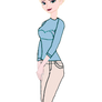 Modern Elsa (Disney Style) (Different Outfit) 