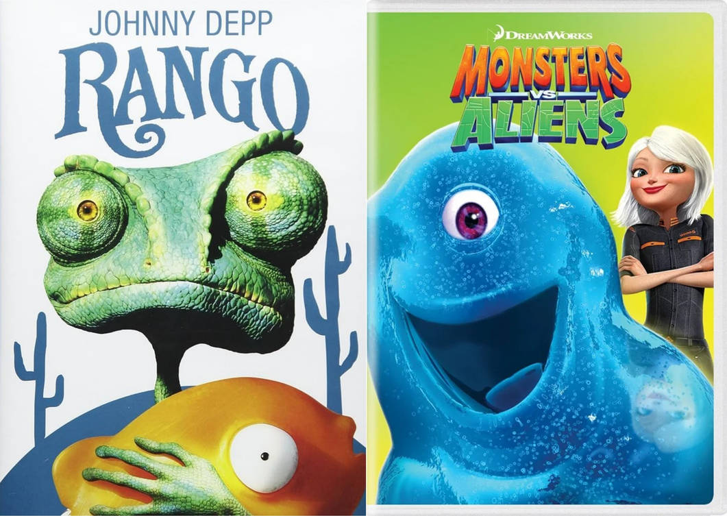 Rango and Monsters vs. Aliens by ortiz3949 on DeviantArt