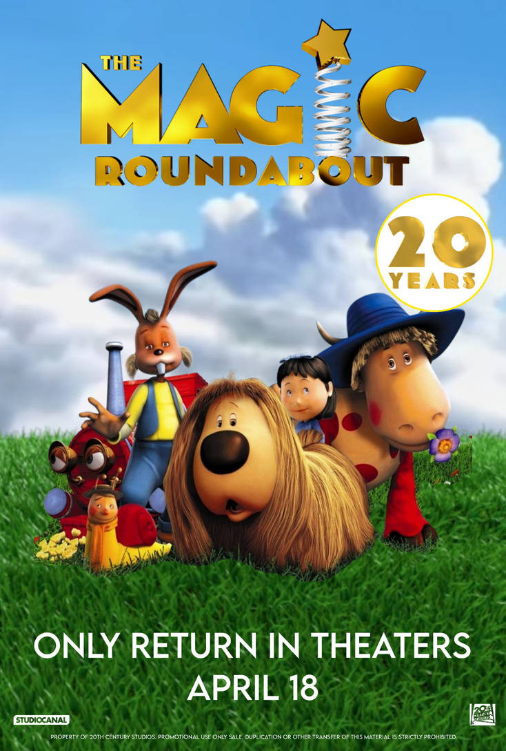 The Magic Roundabout (2005) 2025 Re-release poster by ortiz3949 on ...