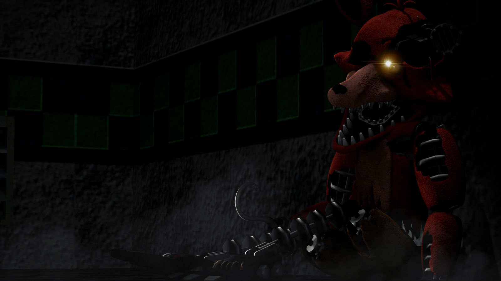 Withered Foxy SFW by SourceFNAF -- Fur Affinity [dot] net