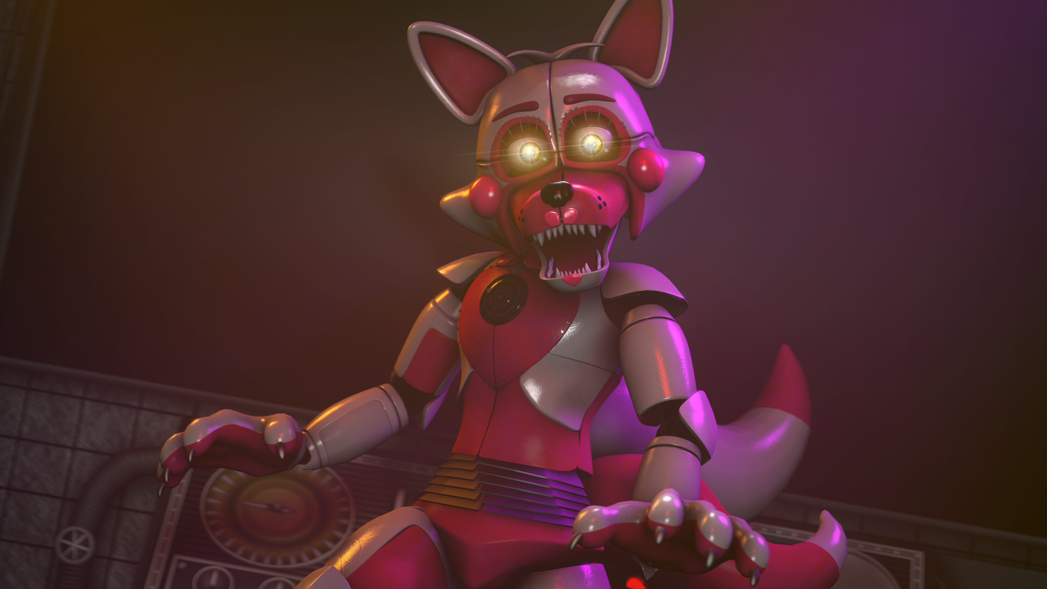 SFM/FNAF] Funtime Foxy and Lolbit by GhostFoxy1955 on DeviantArt