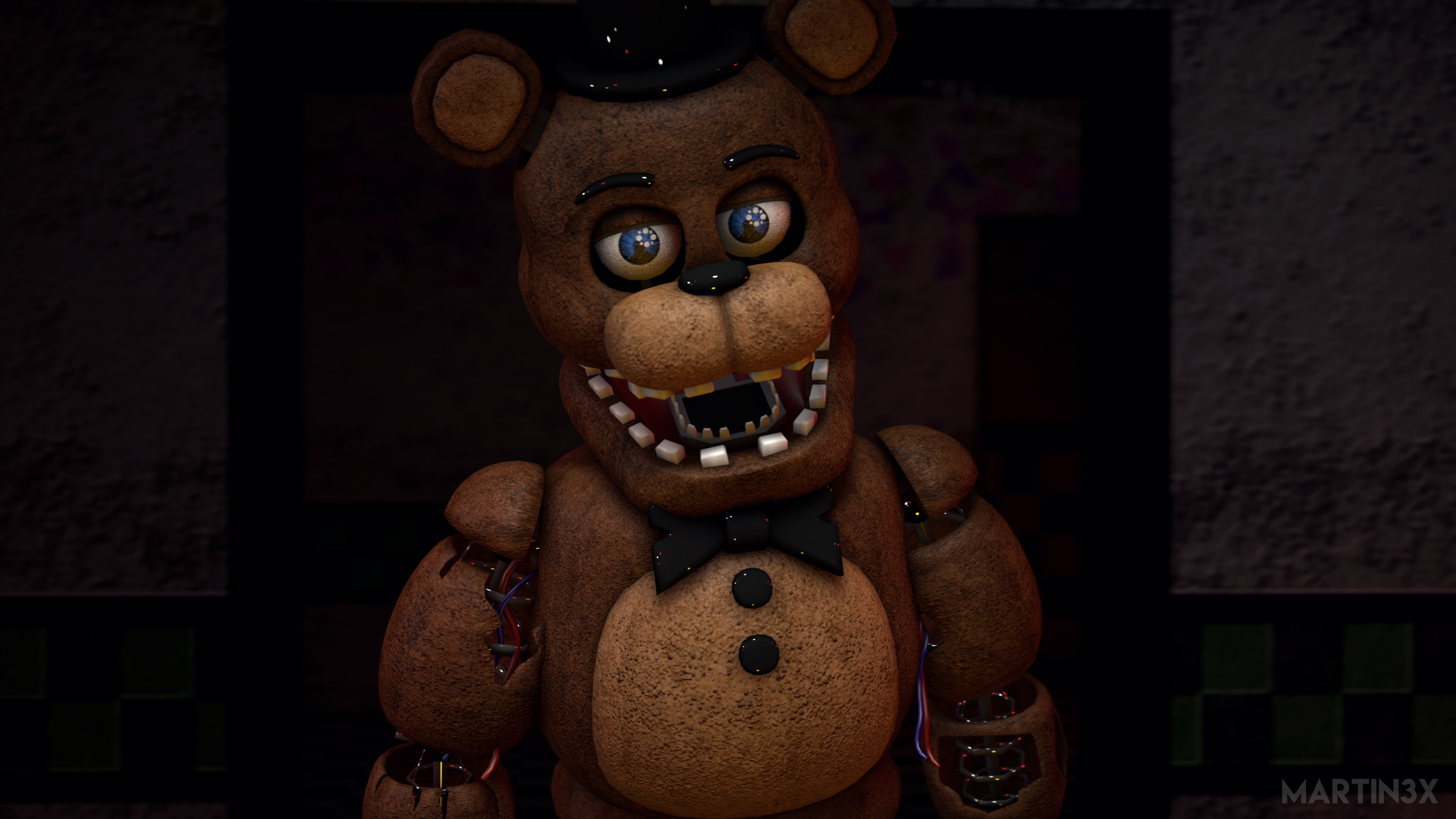 withered freddy fnaf 2 for Maximo - Download Free 3D model by snafcoolhead  (@snafcoolhead) [7e7f14f]