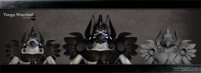 Tengu 3D close up