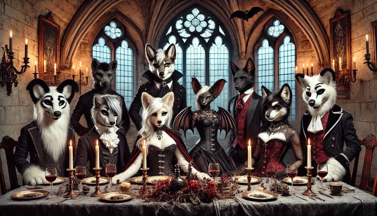 A Group Of Gothic Vampire themed Furry Anthro Char By Griphon46 On a-group-of-gothic-vampire-themed-furry-anthro-char-by-griphon46-on