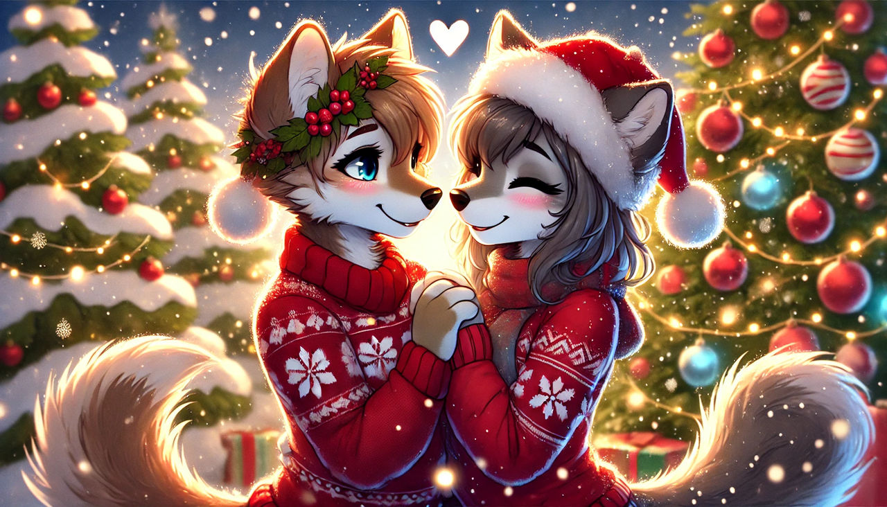 Two Female Anthropomorphic Wolves (furries), Depic by griphon46 on ...